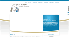 Desktop Screenshot of fairviewvethospital.com