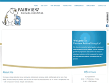 Tablet Screenshot of fairviewvethospital.com